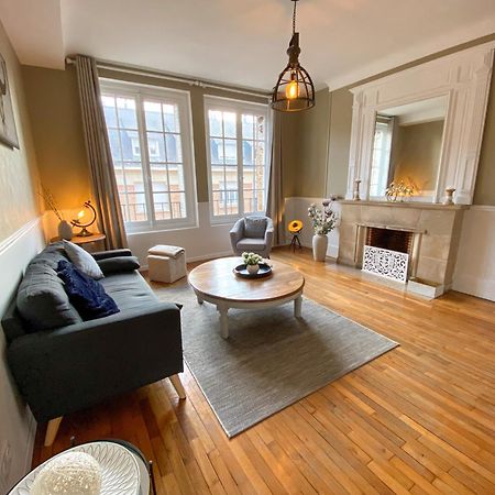 Appartement chic, 3 chambres, hyper centre-ville, parking payant Amiens Extérieur photo