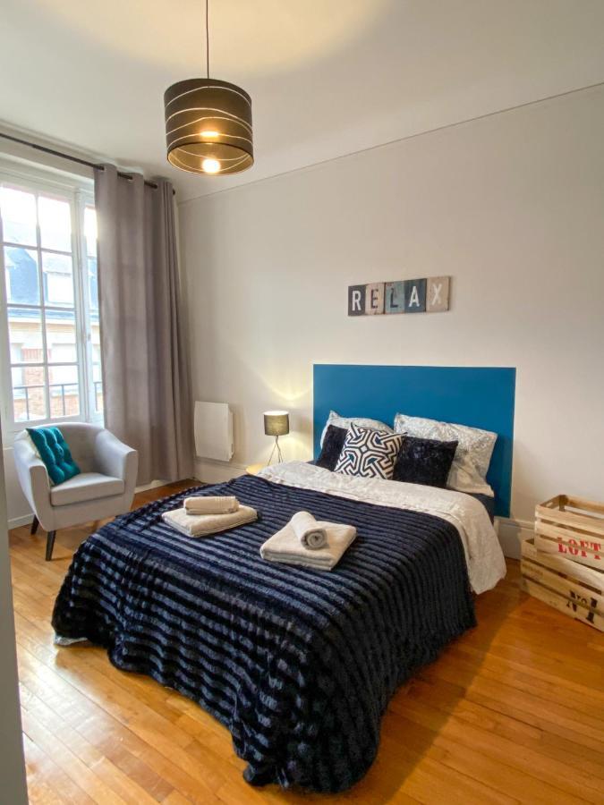 Appartement chic, 3 chambres, hyper centre-ville, parking payant Amiens Extérieur photo